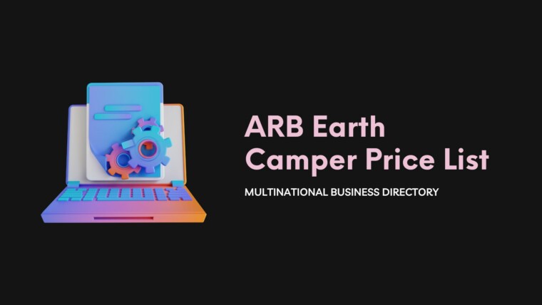 Cover Arb Earth Camper Price List