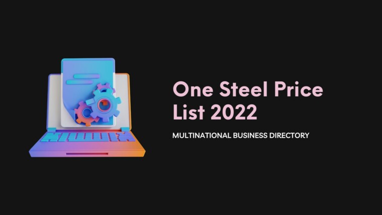 Cover One Steel Price List 2022