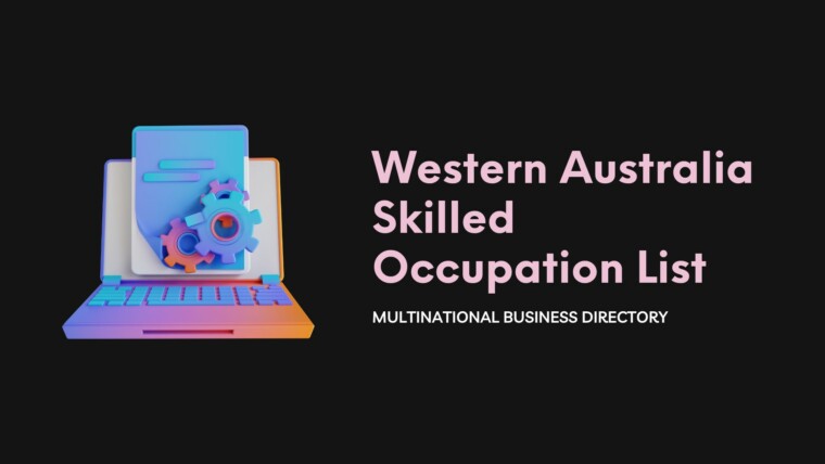 Cover Western Australia Skilled Occupation List