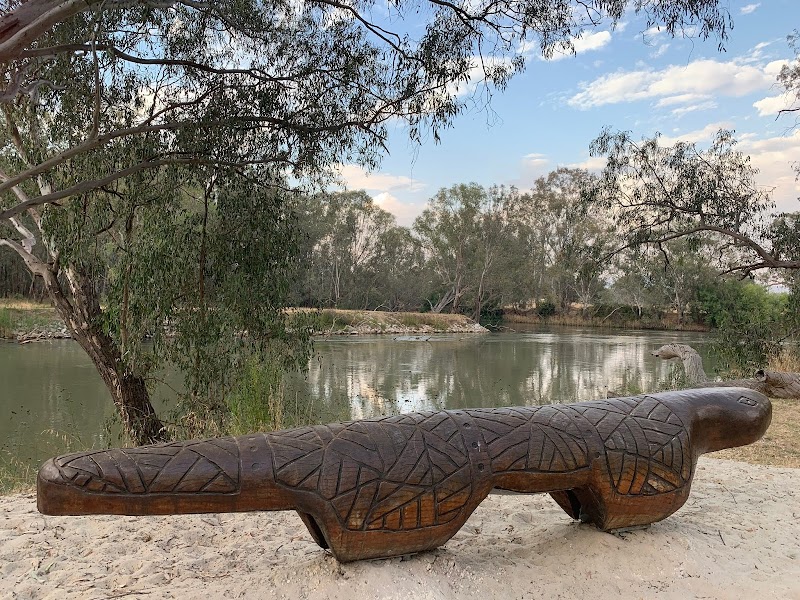 Yindyamarra Sculpture Walk in Albury-Wodonga, Australia