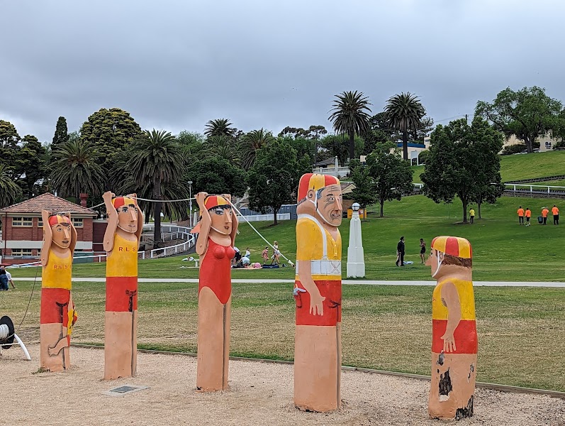 Geelong Bollard Trail Walk in Geelong, Australia