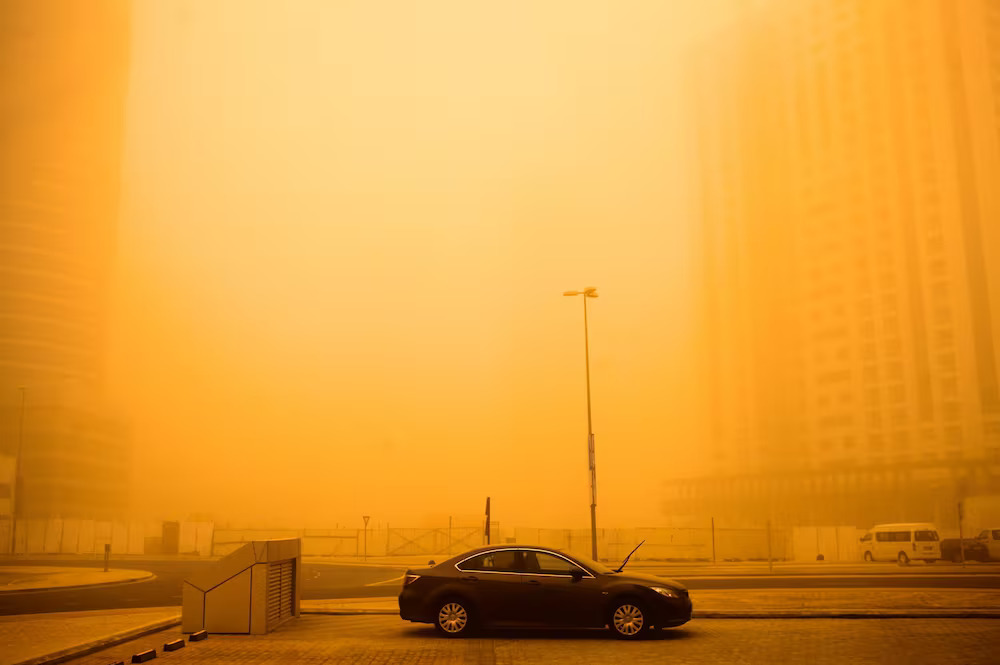 A Large Sandstorm Swept Through The Uae In 2015