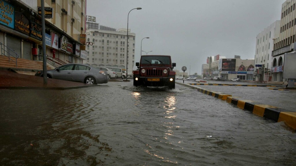 Haevy Rain Flood Abu Dhabi 1