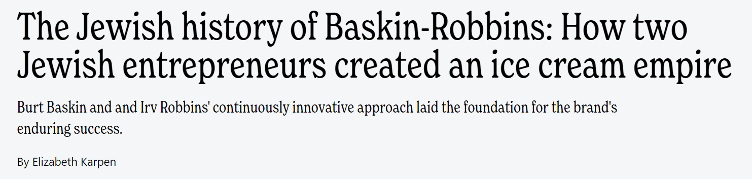 Does Baskin-Robbins Support Israel? Exploring The Unraveled Connection ...