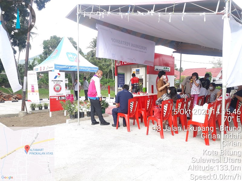 Foto Pom Bensin terdekat di Kota Bitung