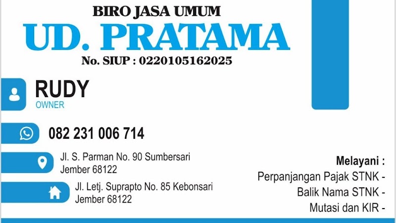 Biro Jasa (1) terbaik di Kab. Jember