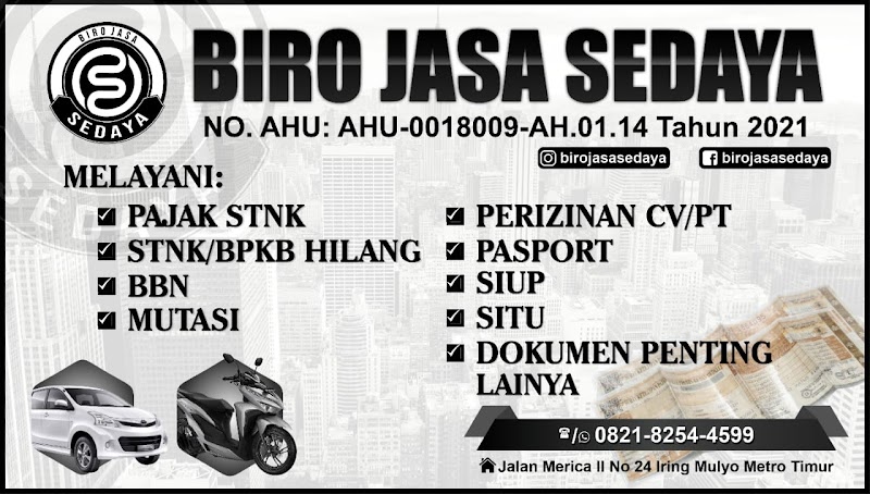 Biro Jasa (1) terbaik di Kota Metro