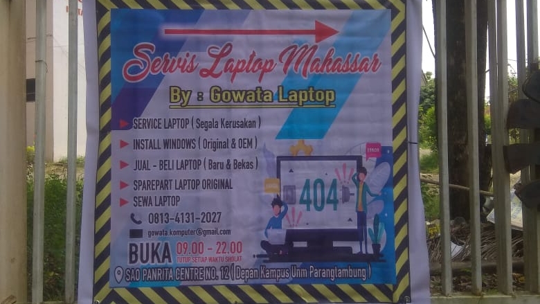 Service Laptop (1) terbaik di Kota Makassar