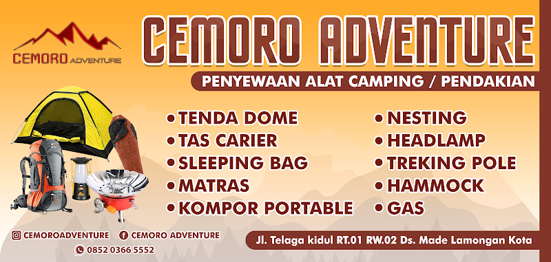 Sewa Alat Camping (1) terbaik di Kab. Lamongan