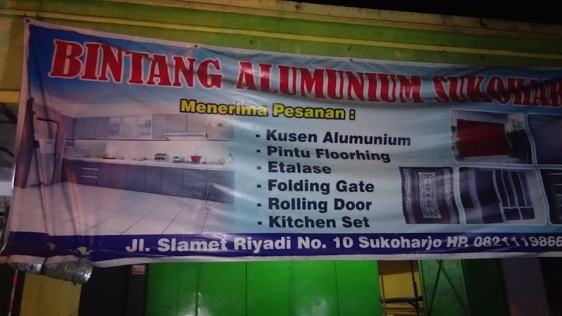 Toko Aluminium (1) terbaik di Kab. Sukoharjo