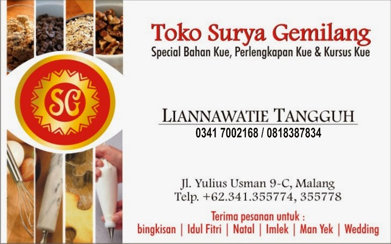 Toko Bahan Kue (2) terbaik di Kota Malang