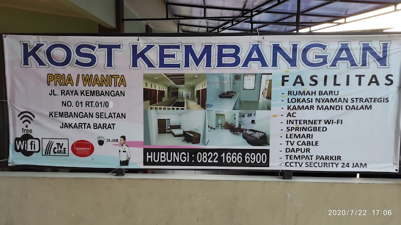 Kost Putri (2) terbaik di Kembangan, Kota Jakarta Barat