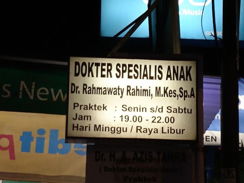 Dr. Rahmawaty Rahimi, M.Kes, Sp.A in Kota Makassar