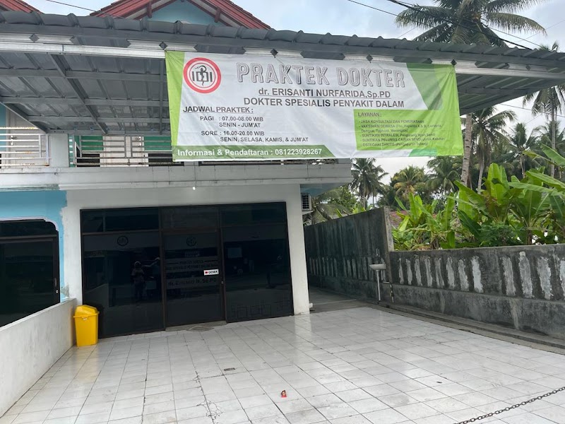 Praktek dokter spesialis penyakit dalam dr. Erisanti Nurfarida Sp. PD in Kab. Pangandaran